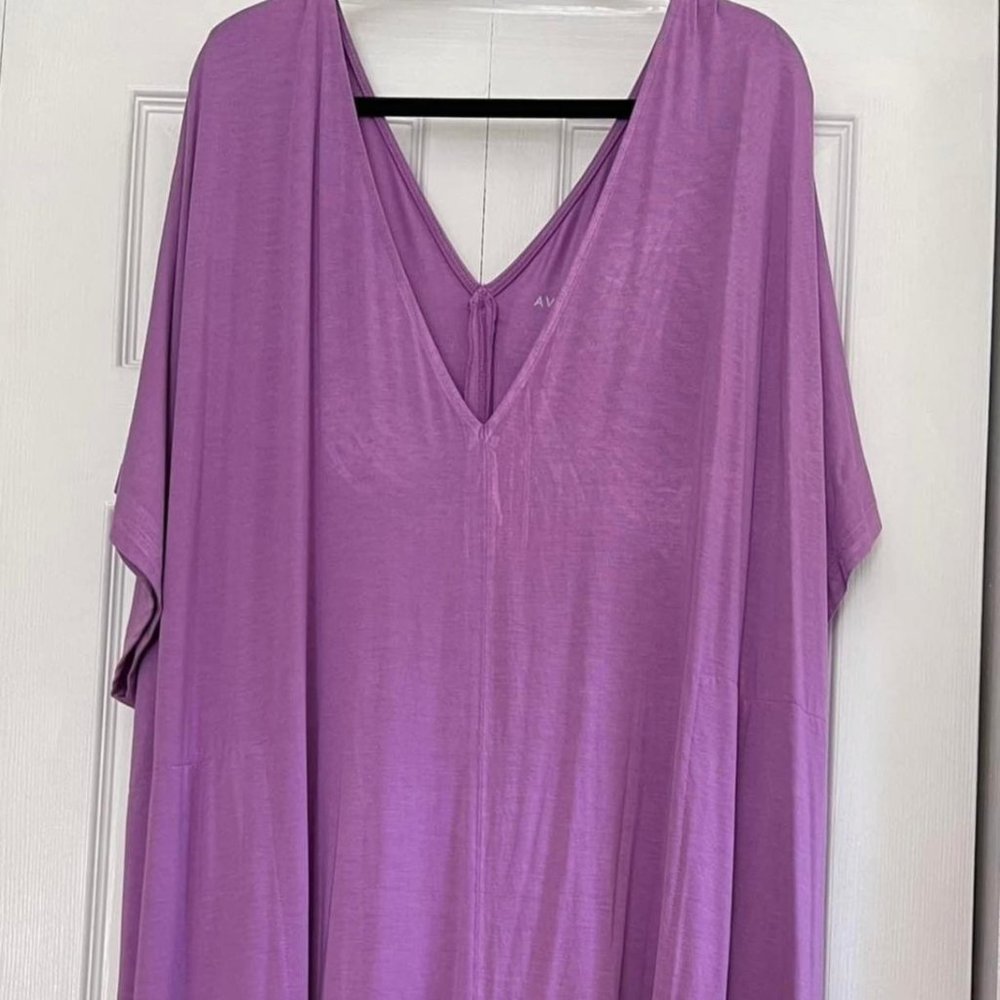 Ava and Viv purple dress size 4x. Brand new without tags